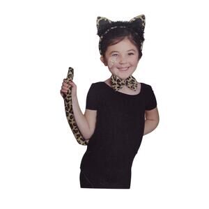 Way To Celebrate Halloween Leopard Costume Accessory Kit 3pc Kids Ages 3+